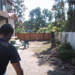 The rear yard has deteriorated to the place where it is no longer used and is an eye sore when looking out of the rear living area and kitchen windows.